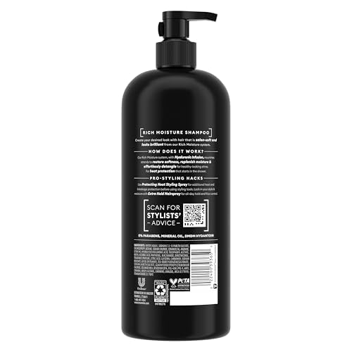TRESemm? Hydrating Shampoo Rich Moisture for Dry Hair Formulated With Pro Style Technology 28 Fl Oz