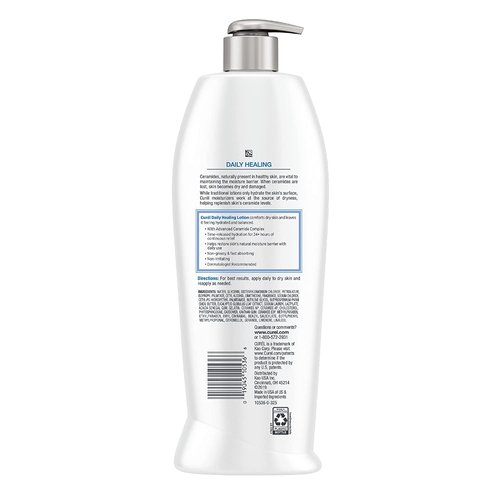 Curel Daily Healing Original Lotion For Dry Skin 13 oz ( Pack of 3)