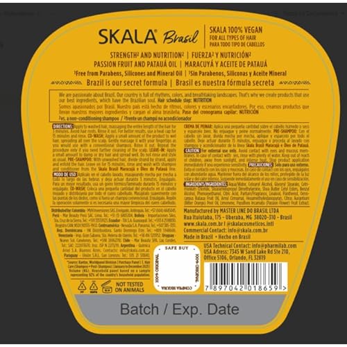 SKALA Mais Cachos, Crespos, and Maracuja 2-in-1 Cream (3-Pack Bundle) - 105.6 oz