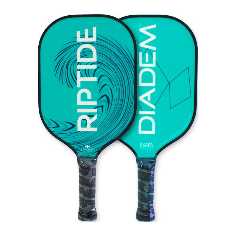 Diadem Riptide HMT Fiber Pickleball Paddle Teal - 7.6oz, Variation Teal