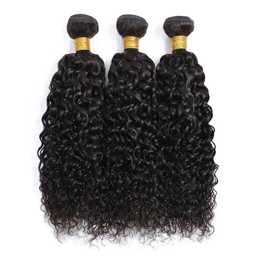 UNILO Curly Bundles Human Hair 16 18 20 Kinky Curly 3 Bundles Human Hair 100% Unprocessed Brazilian Virgin Weave Bundles Human Hair Double Weft Kinky Curly Bundles Natural Black