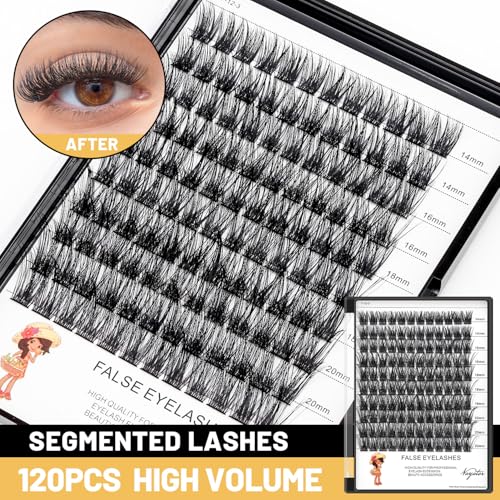 ¡æVAYATOR Lashes Mixed Kit/False Lashes Lash Bond & Seal Kit Multiple styles To Choose 8-20mm Mix D Curl/DD Curl Makeup Cluster Grafting Eyelashes Individual Extension (C#10-12-14-16mm Mixed)
