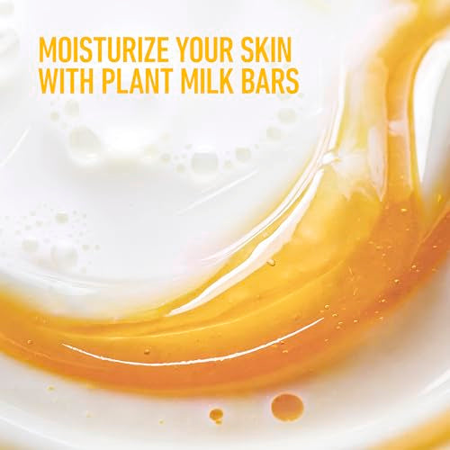Dove Plant Milk Cleansing Bar Soap Turmeric Milk & Lemon Drop Glow Booster for Moisturized Skin Gentle Cleanser, No Sulfate Cleansers or Parabens, 98% Biodegradable Formula 5 oz, (Pack of 8)