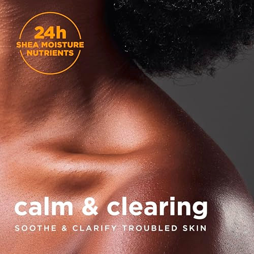 SheaMoisture Bar soap AfricanSoap Soothe & Clarify Skin Soothing and Clarifying bar-soap with 24h shea moisture nutrients for Healthy, Glowing Skin 8 oz (Pack of 8)