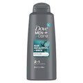 DOVE MEN + CARE Men 2 in 1 Shampoo and Conditioner Eucalyptus + Birch for Healthy-Looking Hair Naturally Derived Plant Based Cleansers 20.4 oz