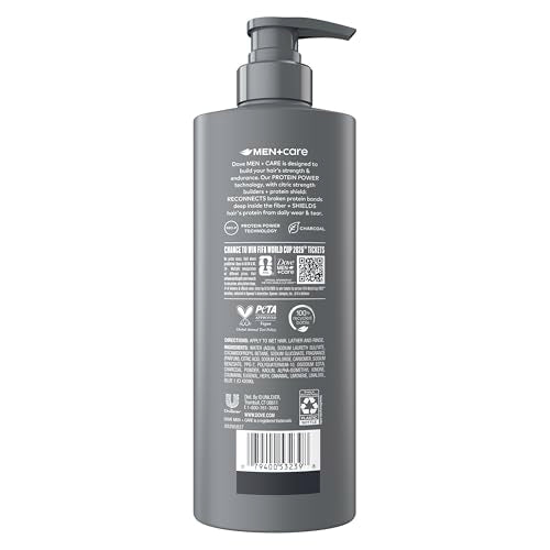 DOVE MEN + CARE Hair Care 1 count Striker Swag to Boost Volume & Strengthen Hair, with a Chance to Win FIFA WORLD CUP 2026 Tickets, 18 Fl oz