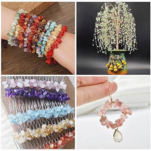 Natural Stone Beads Bulk 1200pcs 5-8mm Irregular Gemstone Crystals for Jewelry Making