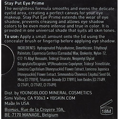 Youngblood Stay Put Eye Prime | Vegan, Cruelty Free (Pack of 2)