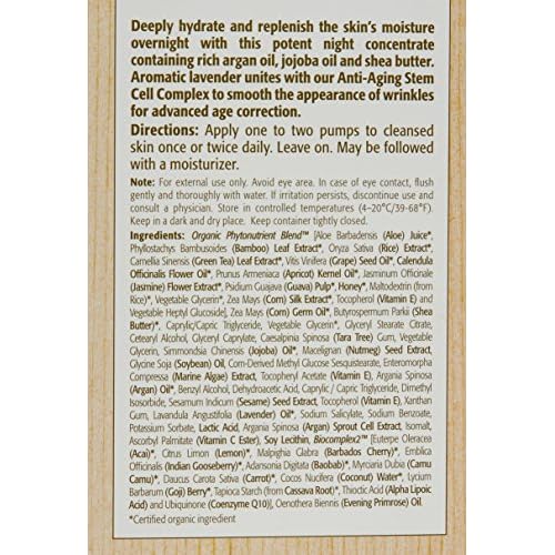 Lavender Age Corrective Night Concentrate by Eminence for Unisex - 1.2 oz Serum