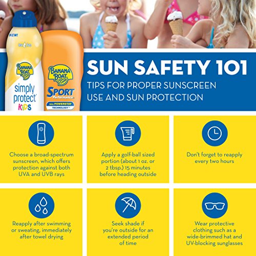 Banana Boat Kids Max Protect & Play Clear Spray Sunscreen SPF 100 6oz and Sport Sunscreen Stick SPF 50 0.5oz Bundle