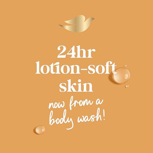 Dove Body Wash with Pump Dryness Relief with Jojoba Oil For 24hr Lotion-Soft Skin Moisturizing Skin Cleanser with No Sulfates No Parabens 30.6 oz