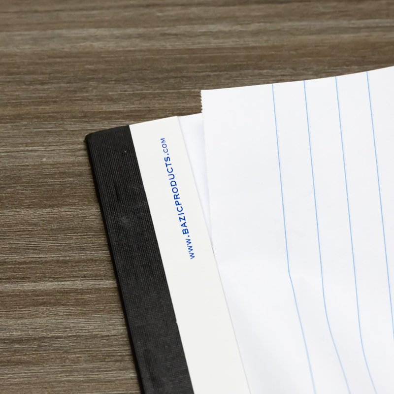 Perforated Writing Pads Set - 12 Pack, 50 Sheets Each, White, 8.5x11.75 Inches