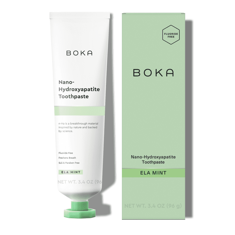 Nano Hydroxyapatite Fluoride-Free Toothpaste for Sensitive Teeth - Mint Flavor, 3 Pack