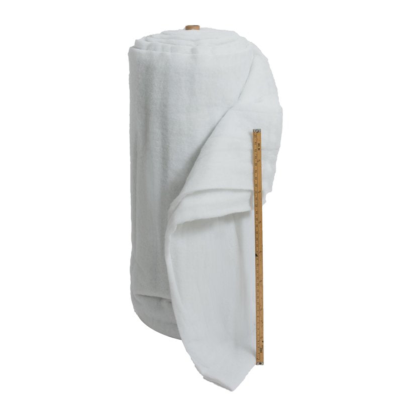 Poly-Fil Mid-Weight Polyester Batting Roll 48 x 30 Yards for Quilting & Upholstery