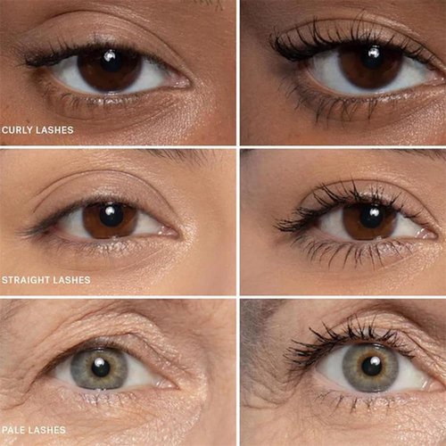 Yamlo Eme Mascara, Lengthening and Curling Mascara, Black & Brown Duo For Lash Makeup, Waterproof & Sweatproof Long Lasting Non-Smudged (2Pcs Black)