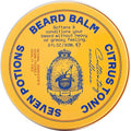 SEVEN POTIONS Beard Balm for Men ? Conditioning Softener to Nourish Skin, Facial Hair, and Stop Beard Itch ? All-Natural, Vegan, Cruelty Free ? Citrus Tonic (2 FL OZ)