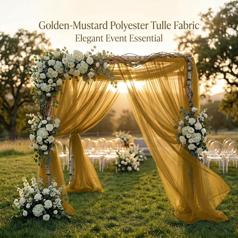 Premium Polyester Tulle Fabric Bolt 54 Inch Wide - 40 Yards for Wedding Decor Crafts