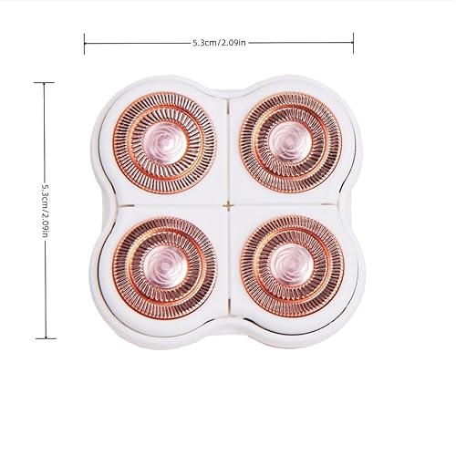 Legs Shaver Replacement Heads for Finishing Touch Flawless Women's Electric Leg Hair Remover Razor Blades Rose Gold
