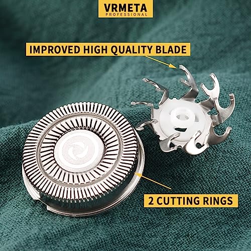 8 PCS Shaver Head Replacement Blades for Skull Shaver Pitbull Gold PRO Shaver Replacement Blade, Shaver Replacement Heads for Pitbull Platinum Pro Shaver (8 PCS Silvery)