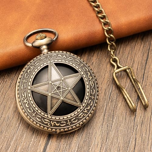 Scrying Mirror Natural Black Obsidian Mirror for Divination, Witchcraft, Meditation, Witch Gifts, Cthulhu Decoration Five-Pointed Star