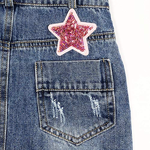 Peacolate 4-11T Little&Big Girls Jumper Dress Casual Strap Denim Overalls