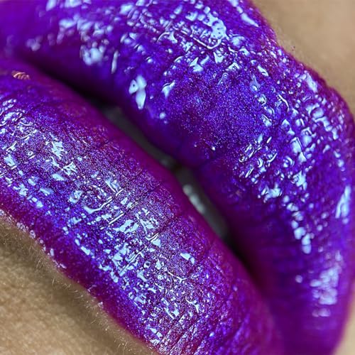 UNICORN SNOT Liquid Metal Lip Paint | Intense Pigment, Non-drying, Metallic Lip Color Makeup | Vegan & Cruelty-free Lip Makeup - BOOM (Atomic Purple)