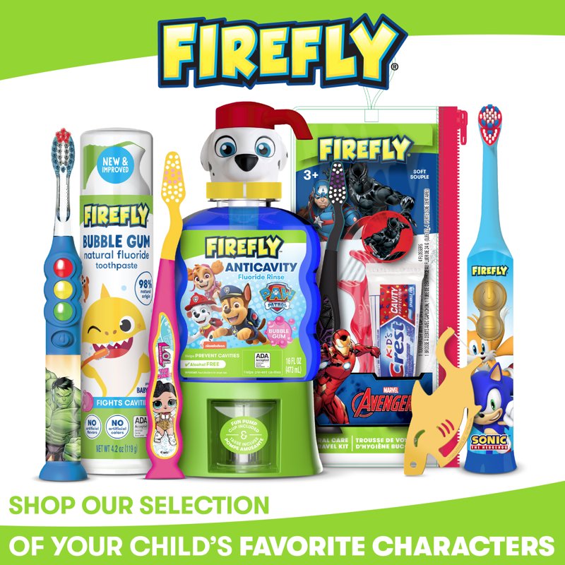Kids Sonic the Hedgehog Toothbrush with Cover - Soft Bristles, Battery-Operated