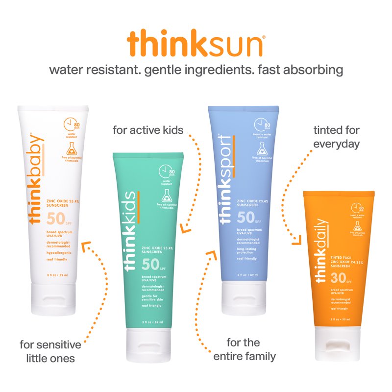 Mineral Sunscreen SPF 50 for Kids - Water-Resistant 6 oz
