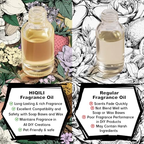 HIQILI Mimosa & Cardamom Fragrance Oil for Candle & Soap Making,Ideal for Essential Oil Diffuser, DIY Perfume, Room Sprays - 5.07 Fl Oz