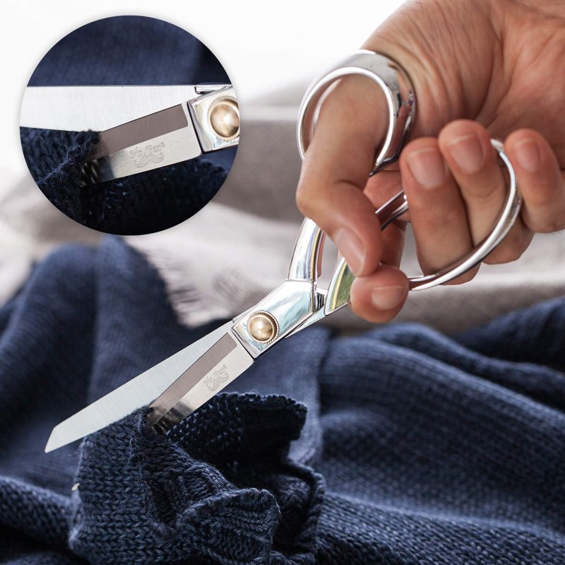 Heavy Duty Fabric Scissors - 8 Inch Sharp Tailor Shears for Sewing & Crafting