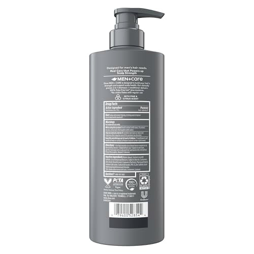 DOVE MEN+CARE 2-in-1 Shampoo + Conditioner Anti-Dandruff 1 ct to Improve Scalp Health, with Pyrithione Zinc, 18 oz