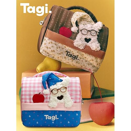 Tagi. Haha Cosmetic Bag Toiletry Bag Travel Makeup Bag (Citrus Chocolate)
