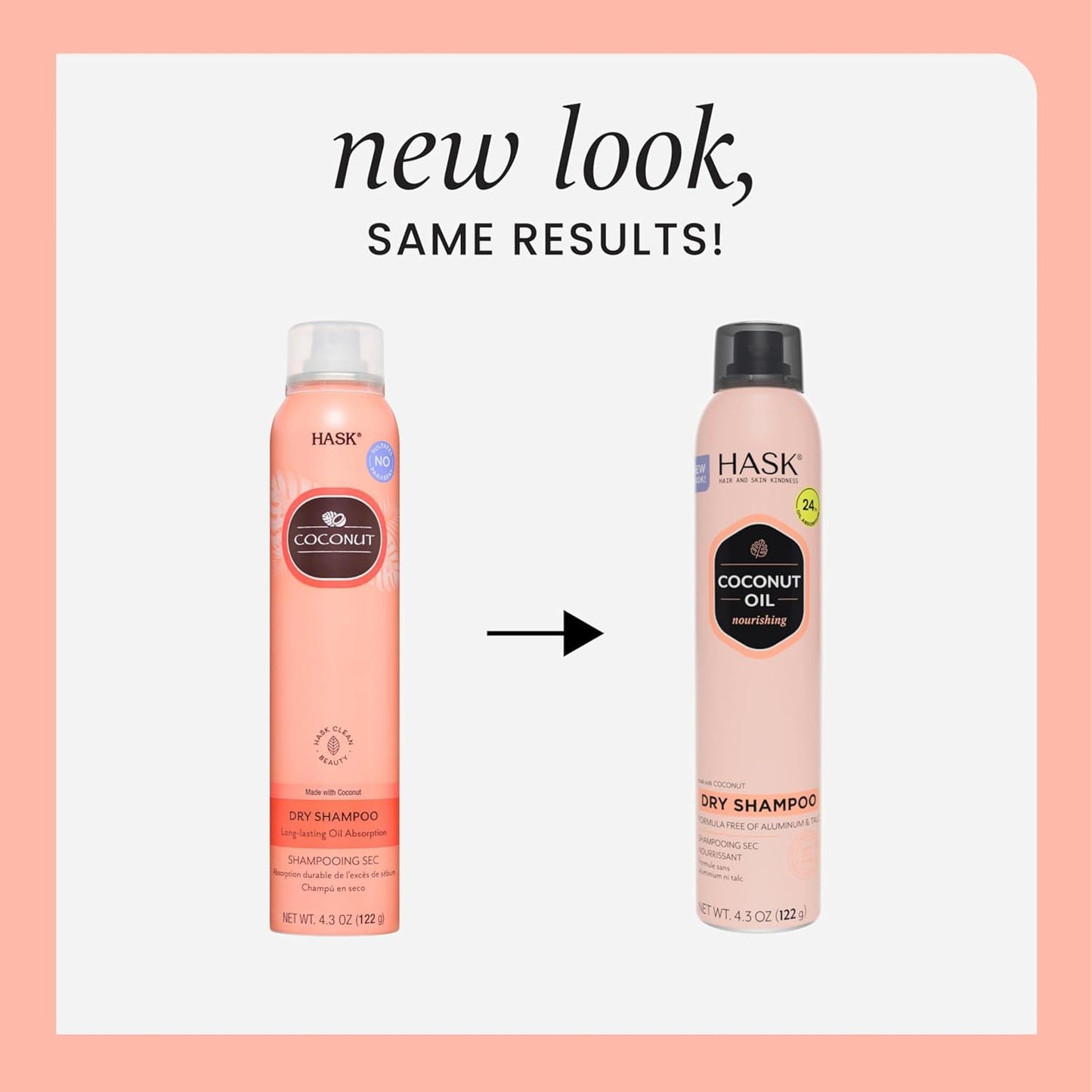 Coconut Oil Dry Shampoo – Nourishing, Oil Absorbing, Volume Boosting, Sulfate-Free, 8.1oz