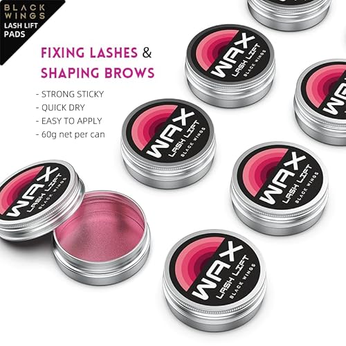 BLACKWINGS Lash Lift Glue Wax Balm 60g Adhesive Eyebrow Brow Styling Water Solubility Colorful Five Odors 2025 Salon Makeup Beauty Eyelash Lift Perm Kit Tool Permanent