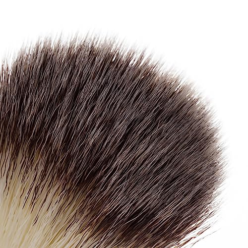 Mens Shaving Cream Brush Wet Shave Brush Facial Hair Brush Hair Shaving Brush with Wood Handle Gifts for Men Professional Hair Salon Tools