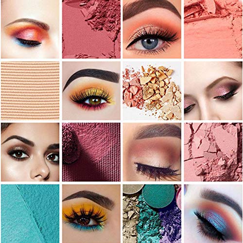 120 Nude Eyeshadow Palette, Beauty Makeup Palette Multicolor Combinable Highly Pigmented Warm Color Cosmetic Sweatproof Matte Pearl Shimmer Makeup Shadow Palette Professional for Women #4