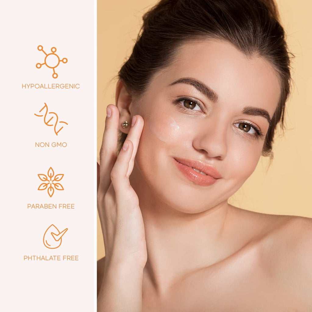 Vitamin C & Collagen Face Moisturizer - Dermatologist Tested, Anti-Aging, Skin Tightening - Brightening, Clean Beauty, Cruelty-Free, Korean Skincare for All Skin Types - 1.69 Fl oz