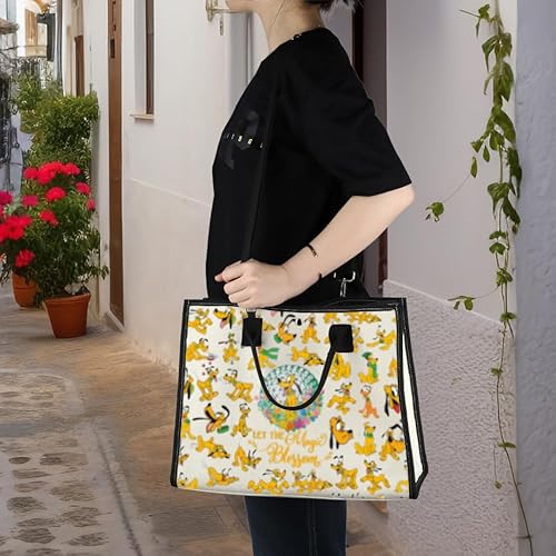 WZMPA Funny Dog Cosmetic Bag Dog Lover Gifts Let The Magic Bloom Makeup Zipper Pouch Bag Cartoon Movie Merchandise (Plu Bloom 2Full-TB)