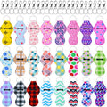 Duufin 24 Pieces Chapstick Holder Keychains Lipstick Holder Keychains