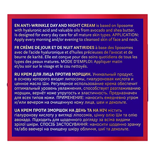 Anti-Wrinkle Day & Night Cream by Pani Walewska - Specialy Selected Active Substances & Natural Oils Rich in Vitamins & Lecithin - Unique Caring & Anti-Aging Properties - for Mature Skin - 1.76 fl oz