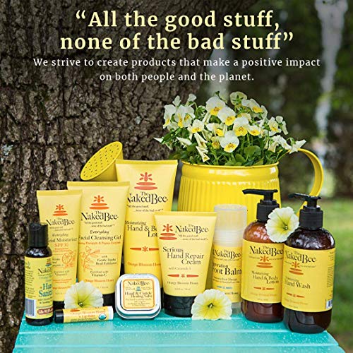 The Naked Bee Hand & Cuticle Healing Salve (1.5oz/Sunflower, Beeswax & Shea Butter) + Moisturizing Hand & Body Lotion 6.7oz Coconut & Honey