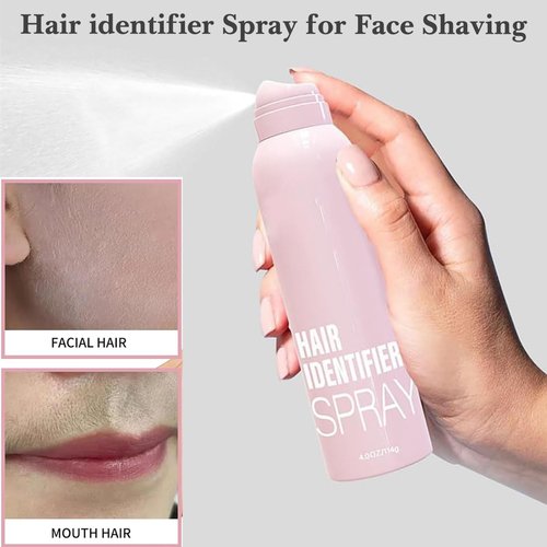 Hair Identifier Spray for Face Shaving, Hair Identifying Spray, Face Hair Identifier Spray, Skin Dermaplaning Spray for Face, Moisturizing and Skin Care Dermaplaner Spray (1pcs)