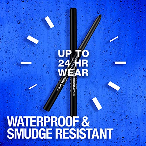 MAYBELLINE Unstoppable Waterproof Mechanical Black and Brown Eyeliners, 1 Count Each
