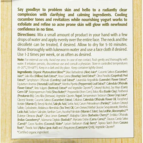 Eminence Clear Skin Probiotic Masque Skin Care, 2 Ounce