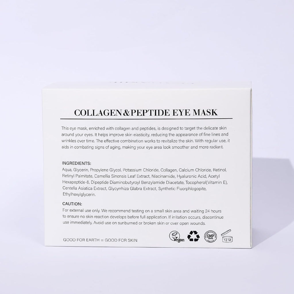 Under Eye Patches Gold and Hyaluronic Acid for puffy eyes,Rose Eye Masks for Dark Circles and Puffiness skin care Smooth Wrinkles products 30 Pairs