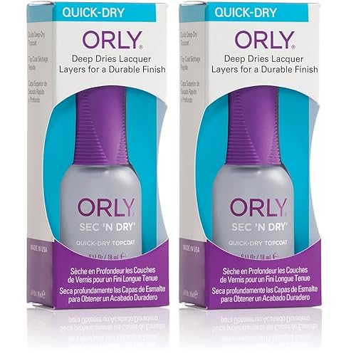 Orly Nail Dryer, Sec'n Dry, 0.6 Ounce (Pack of 2)