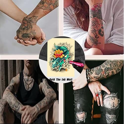 18Pcs Tattoo Practice Skin with Transfer Paper Kit - Gakonp 3 Pcs 3mm Thick Soft Silicone Fake Skin 15Pcs Tattoo Transper Paper Kit Double Sides practice skin Thin stencil paper for Beginners Art