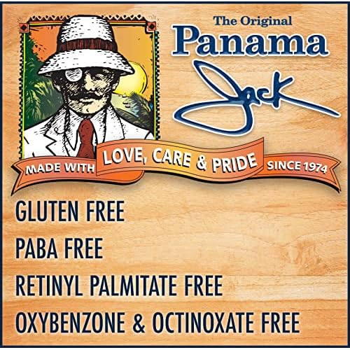 Panama Jack Aloe Moisturizer Lotion - After Sun Daily Skincare, Contains Aloe, Cocoa Butter, Olive & Hemp Seed Oils with Vitamin E, 8 FL OZ (Pack of 6)