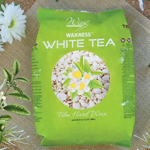 Waxness White Tea Cream Hard Wax 2.2 lb - Pack of 2