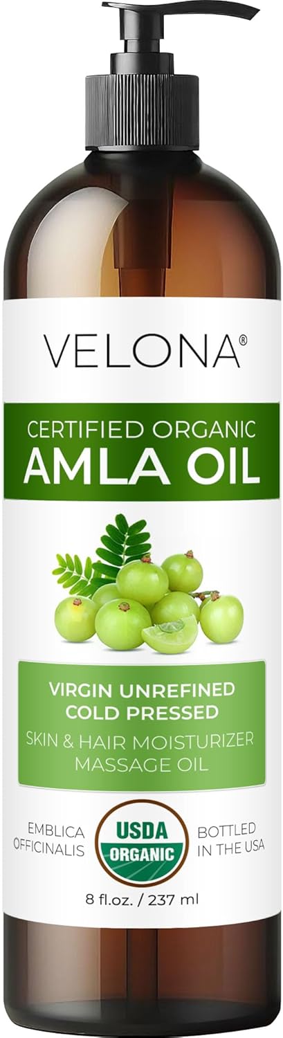 Organic Pumpkin Seed Oil - 8 Fl Oz | 100% Pure Cold Pressed Carrier Oil for Cooking & Skin Care